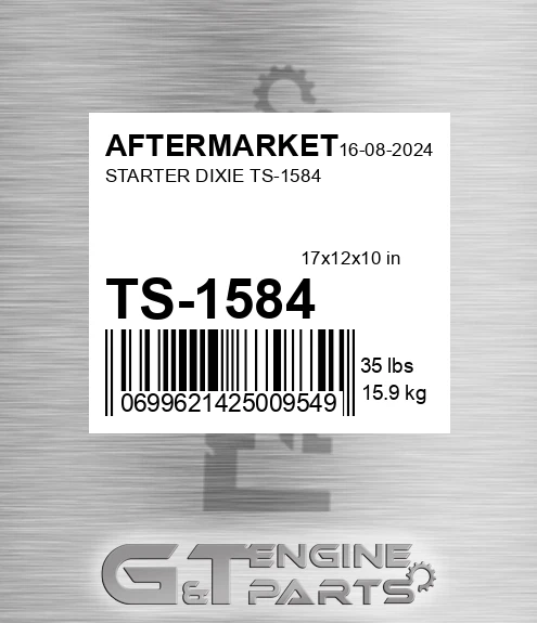 TS-1584 Starter Dixie Ts-1584 for AFTERMARKET