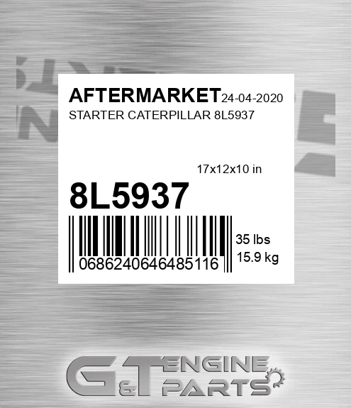 8L5937 Starter Caterpillar for AFTERMARKET