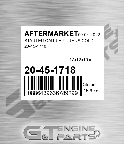 20-45-1718 Starter Carrier Transicold 20-45-1718 for AFTERMARKET
