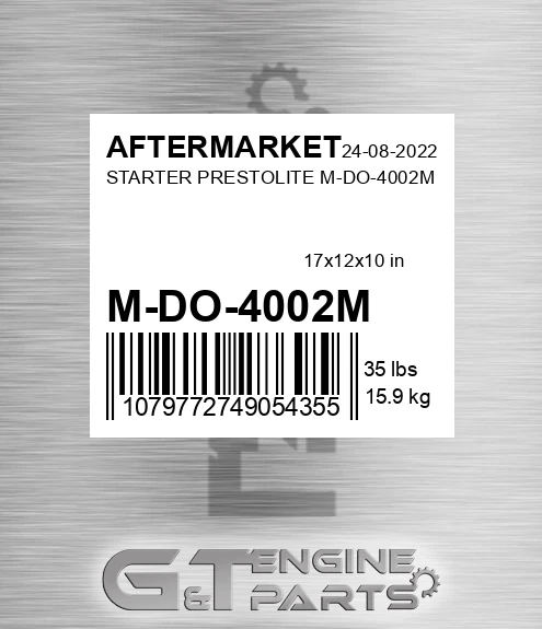M-DO-4002M Starter Prestolite M-do-4002m for AFTERMARKET