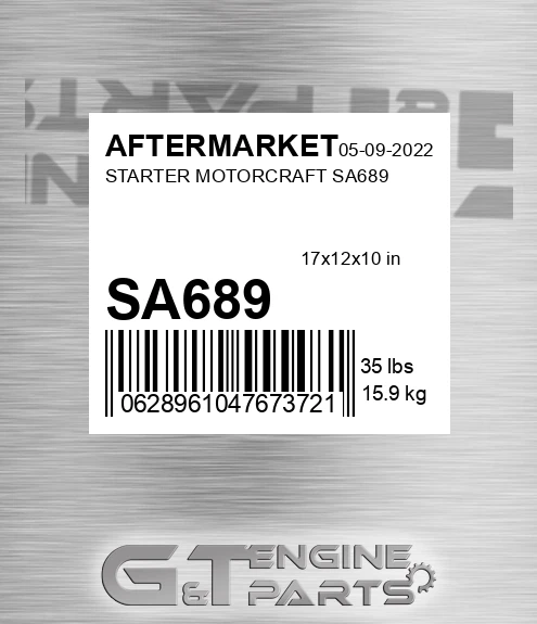 SA689 Starter Motorcraft Sa689 for AFTERMARKET
