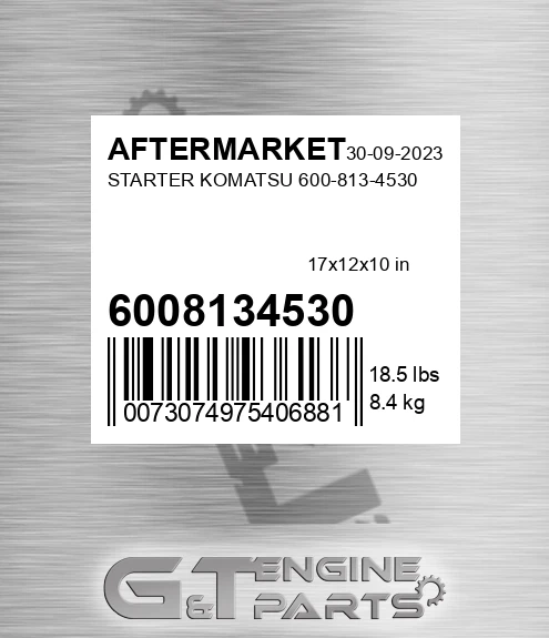 6008134530 Starter Komatsu for AFTERMARKET