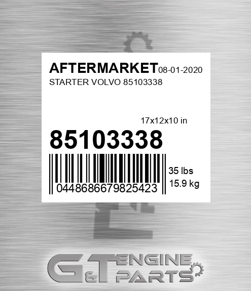 85103338 Starter Volvo for AFTERMARKET