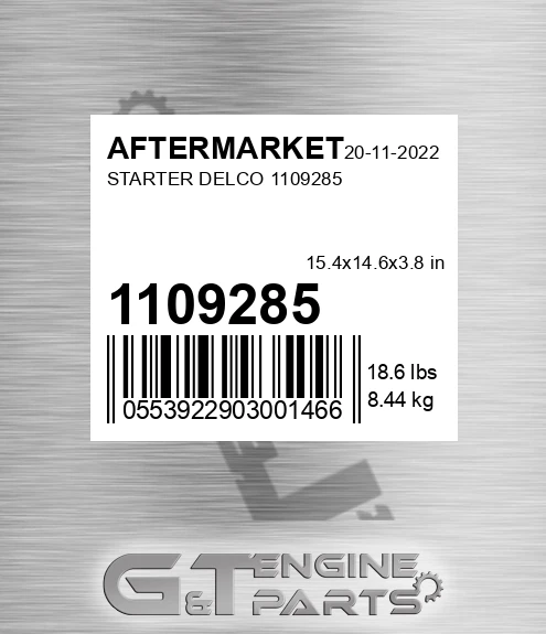 1109285 Starter Delco