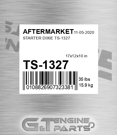 TS-1327 Starter Dixie Ts-1327 for AFTERMARKET