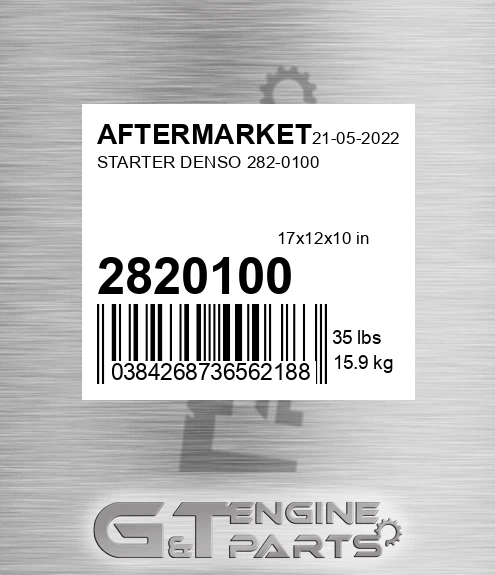 2820100 Starter Denso for AFTERMARKET