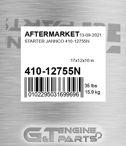 410-12755N Starter Jannco 410-12755n for AFTERMARKET