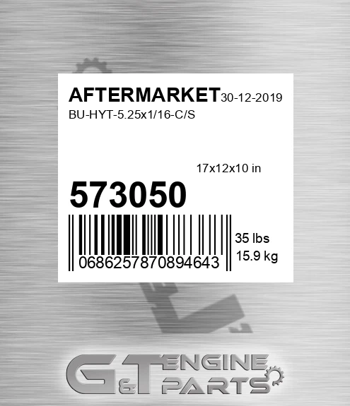 573-050 Bu-hyt-5.25x1/16-c/s for AFTERMARKET