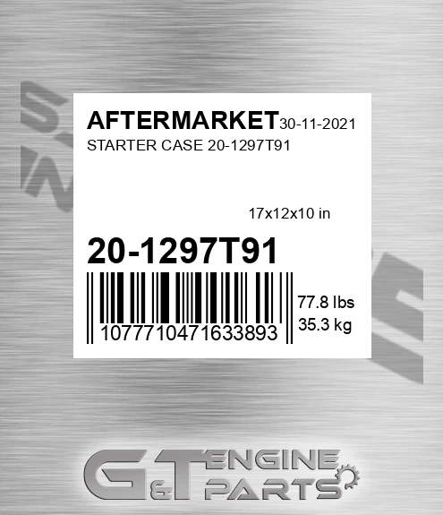 20-1297T91 Starter Case 20-1297t91