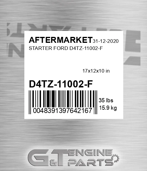 D4TZ-11002-F Starter Ford D4tz-11002-f for AFTERMARKET