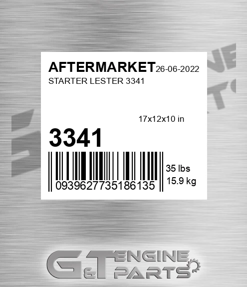 3341 Starter Lester for AFTERMARKET