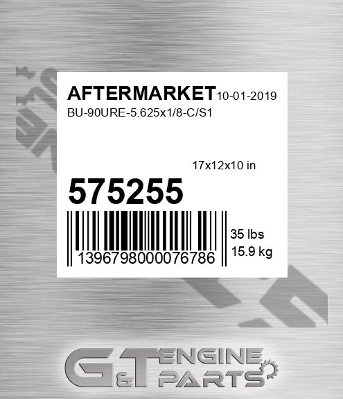 575-255 Bu-90ure-5.625x1/8-c/s1 for AFTERMARKET