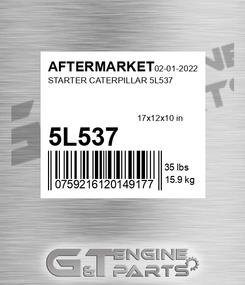 5L537 Starter Caterpillar for AFTERMARKET