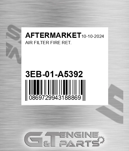 3EB-01-A5392 Air Filter Fire Ret.