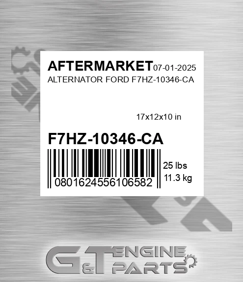 F7HZ-10346-CA Alternator Ford F7hz-10346-ca for AFTERMARKET