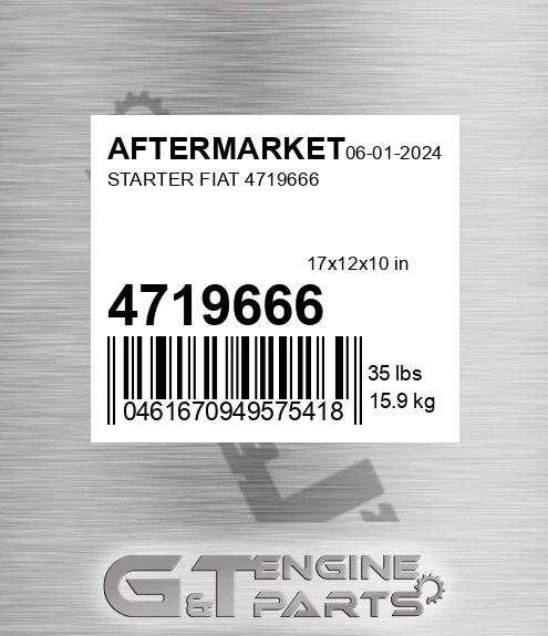 4719666 Starter Fiat 4719666