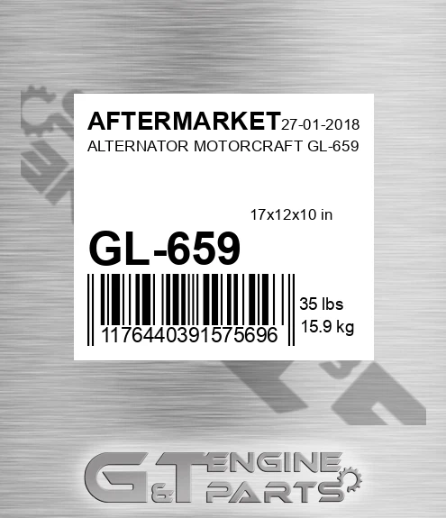 GL-659 Alternator Motorcraft Gl-659 for AFTERMARKET