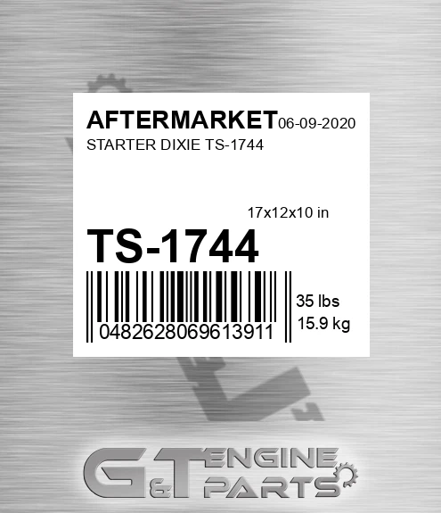 TS-1744 Starter Dixie Ts-1744 for AFTERMARKET