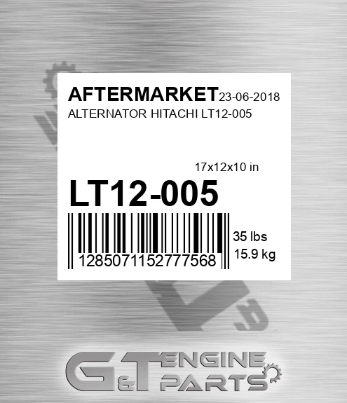 LT12-005 Alternator Hitachi Lt12-005 for AFTERMARKET
