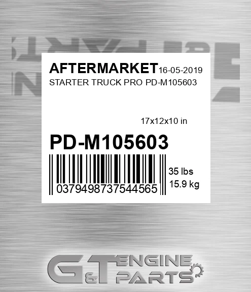 PD-M105603 Starter Truck Pro Pd-m105603 for AFTERMARKET