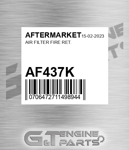 AF437K Air Filter Fire Ret.