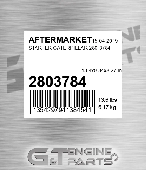2803784 Starter Caterpillar for AFTERMARKET