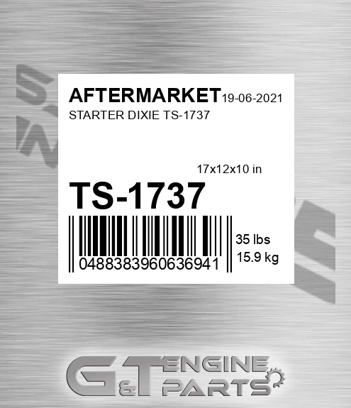 TS-1737 Starter Dixie Ts-1737 for AFTERMARKET