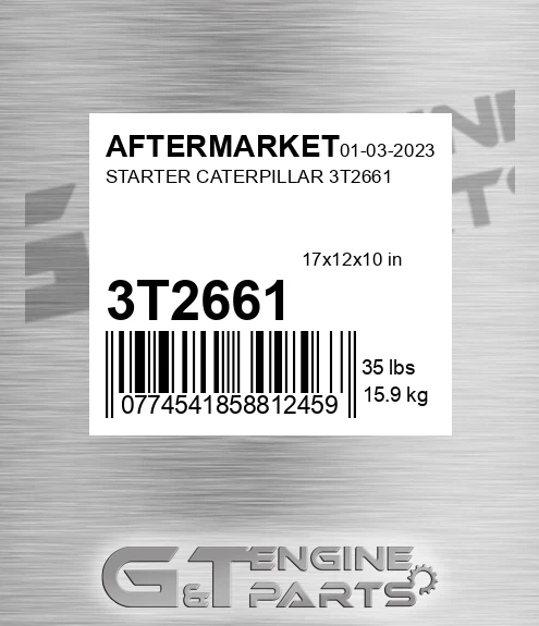 3T2661 Starter Caterpillar 3t2661 for AFTERMARKET