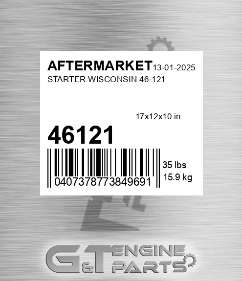 46121 Starter Wisconsin for AFTERMARKET