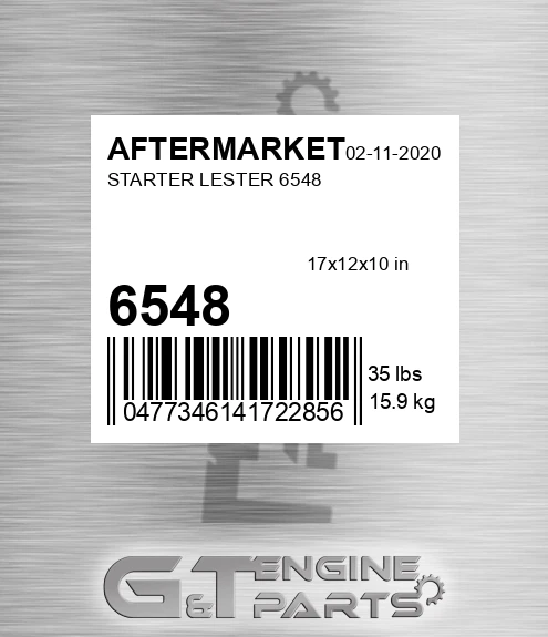 6548 Starter Lester