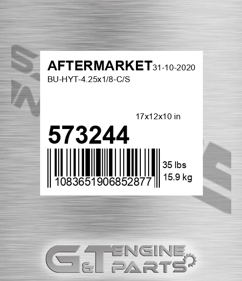 573-244 Bu-hyt-4.25x1/8-c/s for AFTERMARKET