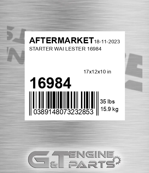 16984 Starter Wai Lester for AFTERMARKET