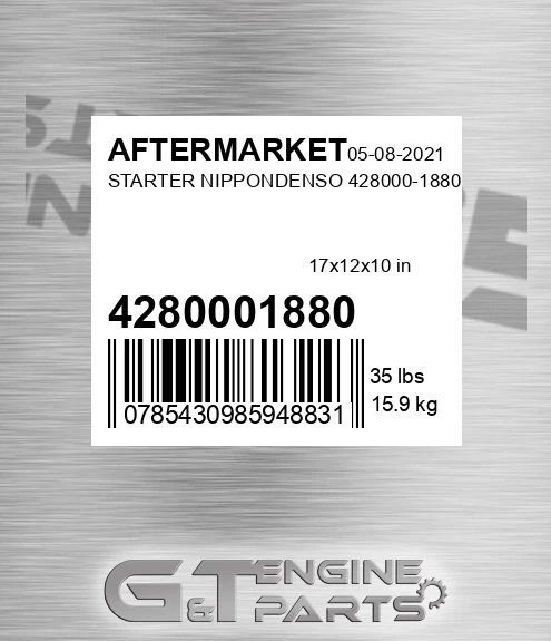 4280001880 Starter Nippondenso for AFTERMARKET