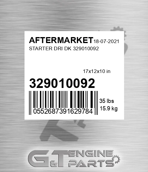 329010092 Starter Dri Dk