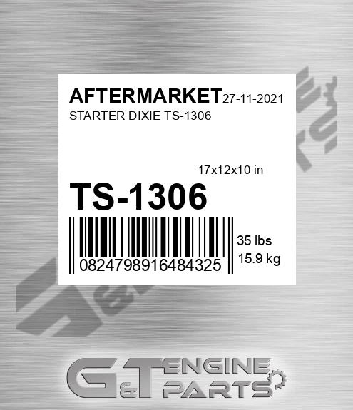 TS-1306 Starter Dixie Ts-1306 for AFTERMARKET