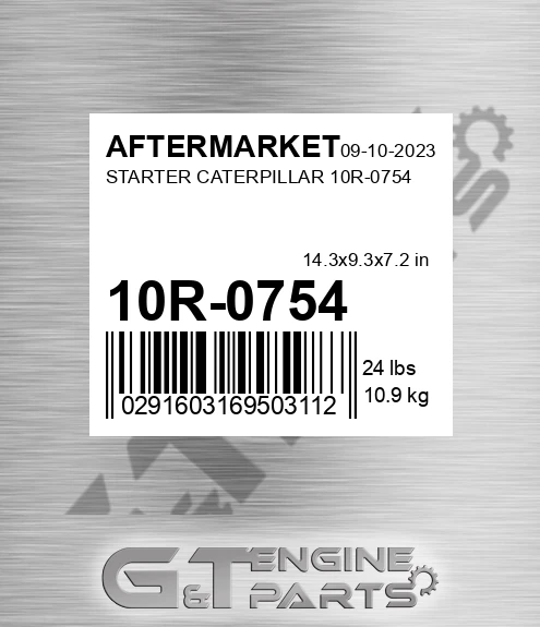 10R-0754 Starter Caterpillar 10r-0754 for AFTERMARKET