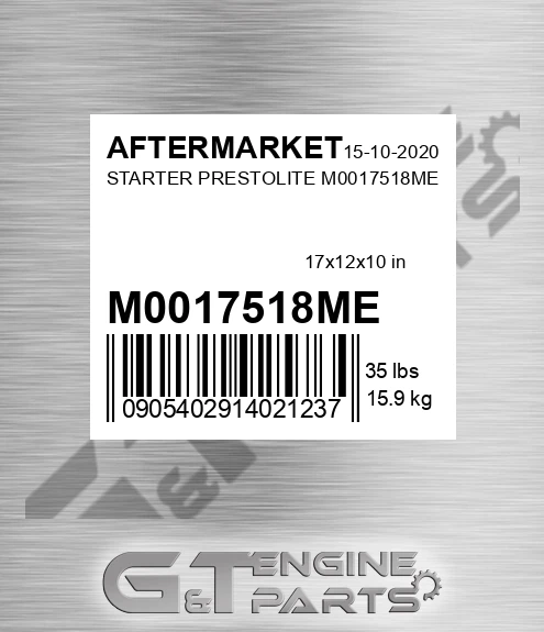 M0017518ME Starter Prestolite for AFTERMARKET