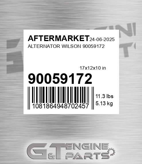 90059172 Alternator Wilson 90059172