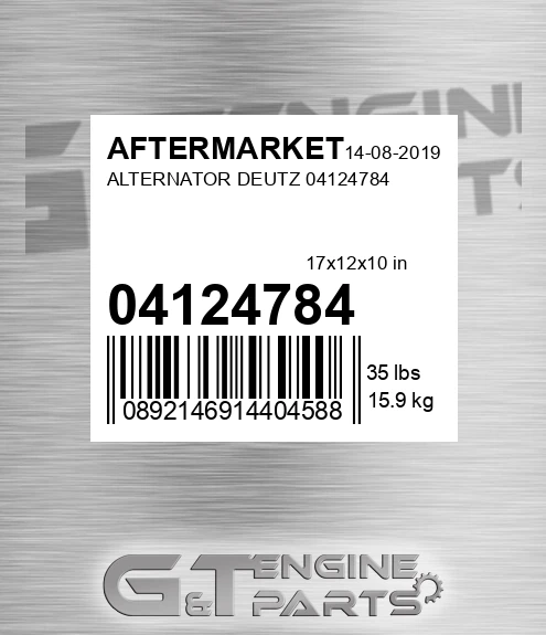04124784 Alternator Deutz 04124784 for AFTERMARKET