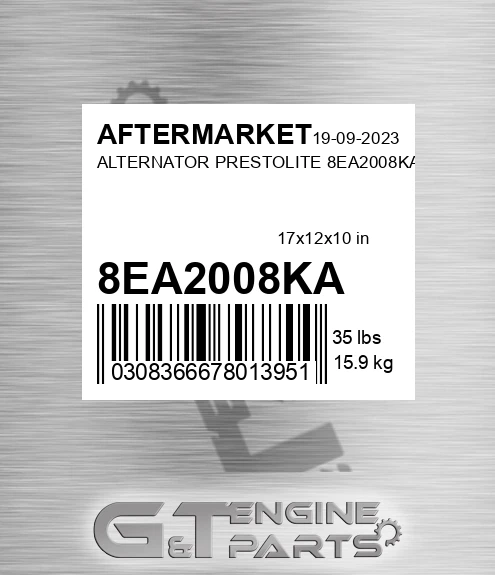 8EA2008KA Alternator Prestolite