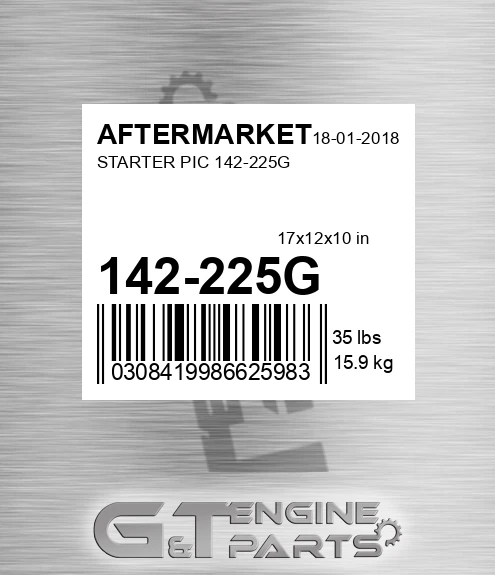 142-225G Starter Pic 142-225g for AFTERMARKET
