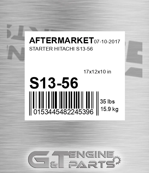 S13-56 Starter Hitachi S13-56 for AFTERMARKET