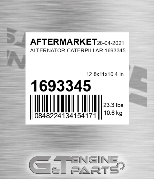 1693345 Alternator Caterpillar 1693345