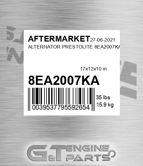 8EA2007KA Alternator Prestolite