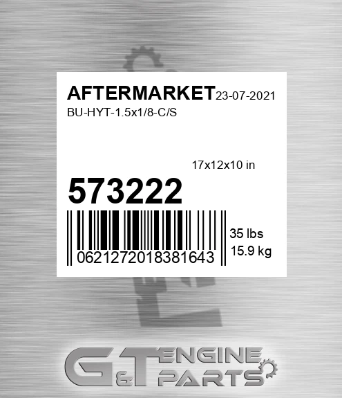 573-222 Bu-hyt-1.5x1/8-c/s for AFTERMARKET