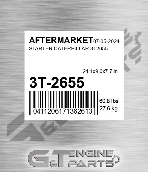 3T-2655 Starter Caterpillar for AFTERMARKET
