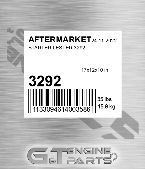 3292 Starter Lester for AFTERMARKET