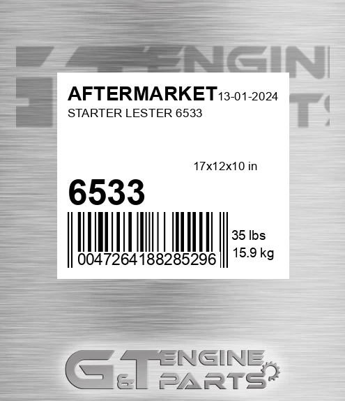6533 Starter Lester for AFTERMARKET