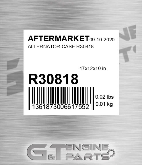 R30818 Alternator Case for AFTERMARKET