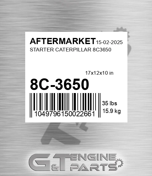 8C-3650 Starter Caterpillar for AFTERMARKET